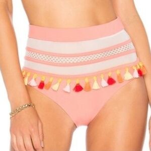 TULAROSA Frida high waisted tassel bikini, NWT